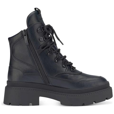 Black Casual Closed Booties Stivaletti Sintetico E Tessile Scarpe Donna Nero Eu 36, 1-26886-39 007 - Foto 3