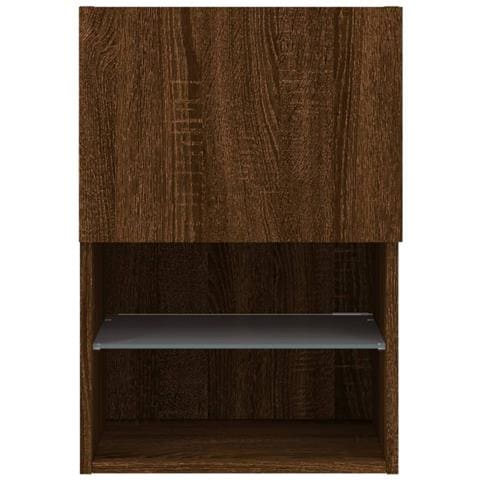 Mobile TV con Luci LED Rovere Marrone 40,5x30x60 cm - Foto 10