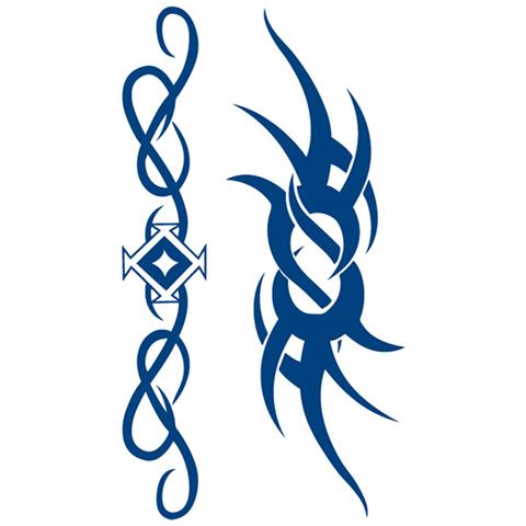 Adesivi Per Tatuaggi - Applicazione Facile E Veloce (2 Fogli)   Modello 7 - Foto 1