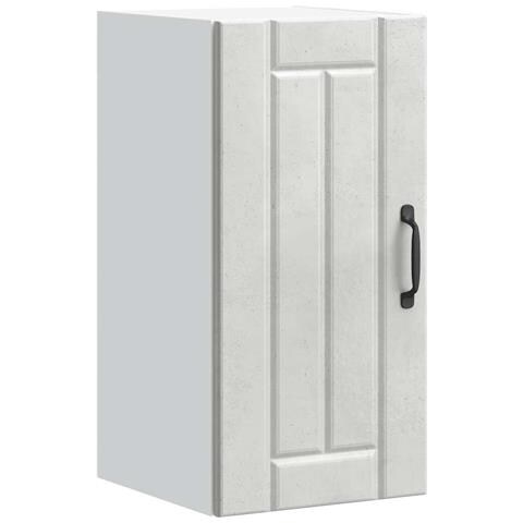 Pensile Da Cucina Lucca Grigio Cemento In Legno Multistrato - Foto 1