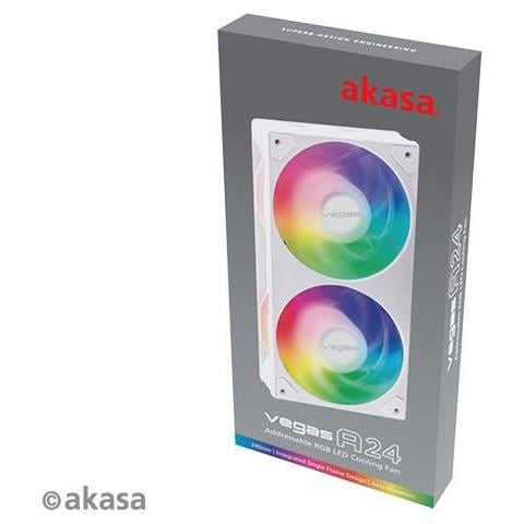 Vegas A24 Case Per Computer, Processore Ventilatore 12 Cm Bianco 1 Pz - Foto 2