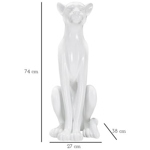 Scultura Mf365 - Bianco - Poliresina - 27x38x74 Cm - Foto 8