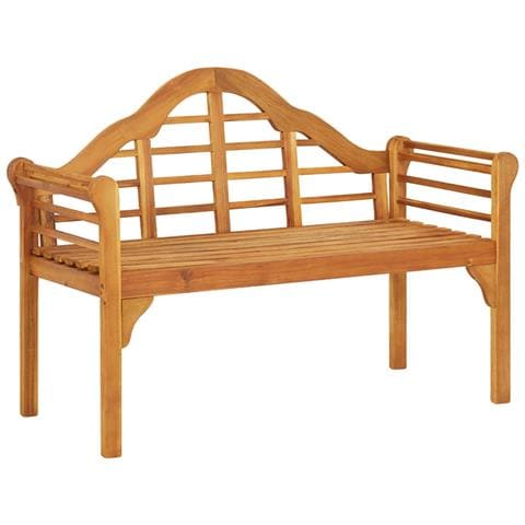 Panchina Da Giardino 125 Cm Legno Massello Di Acacia - Foto 2