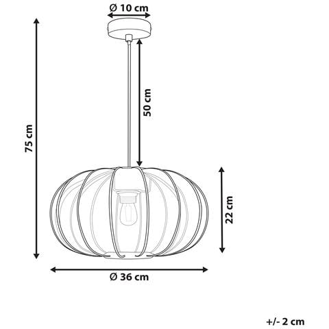 Lampadario Tocuyo Nero - Foto 7