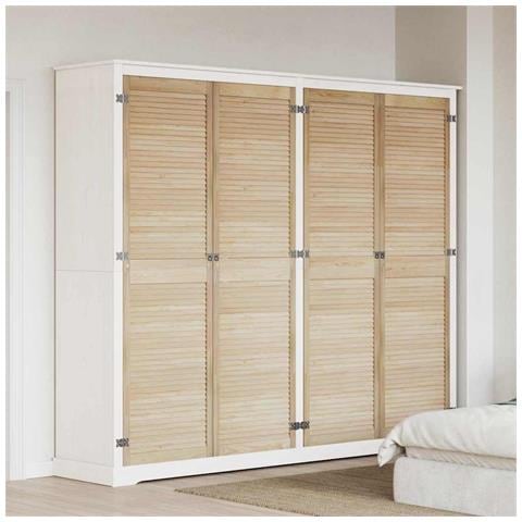 Porta per Armadio 4 pcs Naturale 140.5 x 2.1 x 49.5 cm - Foto 2