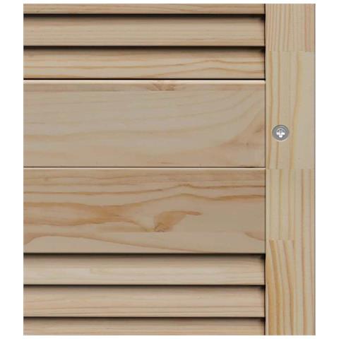 Porta per Armadio 4 pcs Naturale 140.5 x 2.1 x 49.5 cm - Foto 9