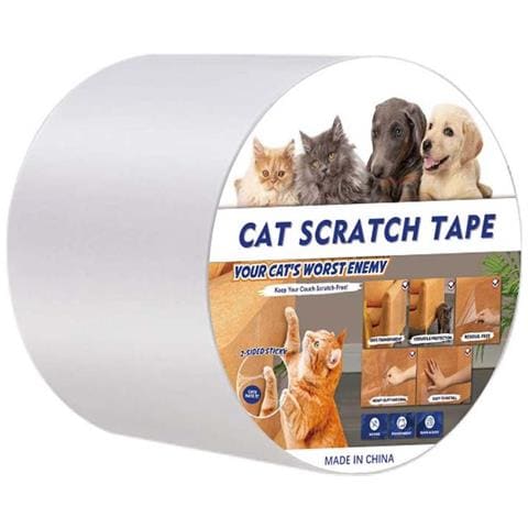 Nastro Protettivo Trasparente In Pvc Per Divano Antigraffio Per Gatti - Larghezza 10 Cm - Foto 1