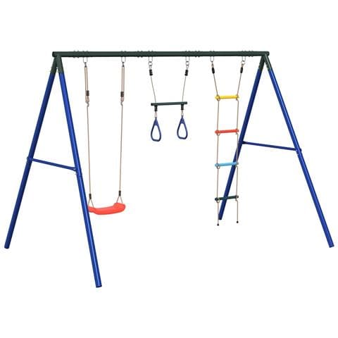 Set Gioco da Esterno con Altalena,Trapezio e Scala - Foto 1