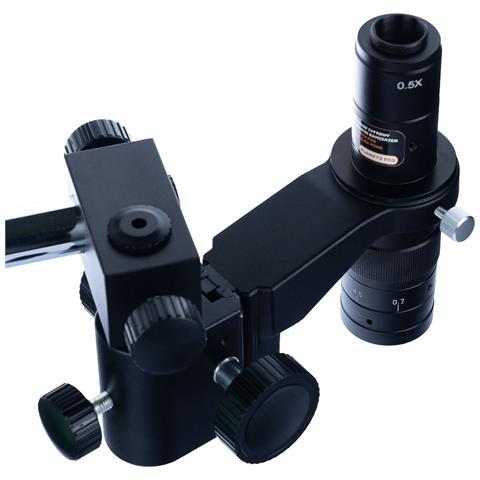 Mikroscopio Digitale Earth Pro Mcep-0.5x-pzrr - Braccio Regolabile, Display 8"" | Zoom 7-45x, C-mount | Elettronica, Biologia, Gioielleria - Foto 8