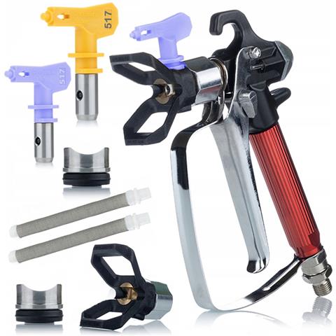 Pistola A Spruzzo Ultraspray Redjet Rj1 - Qualità Professionale, Ugello 517 | Compatibile Con Graco, Wagner, Titan | Pressione Max 3000psi - Foto 1