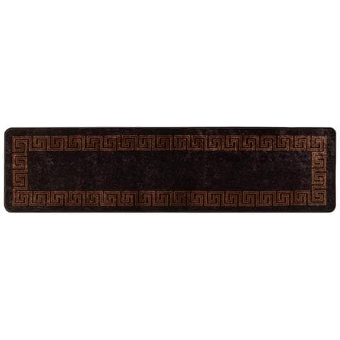 Runner Tappeto MARSA Nero 50 x 200 cm Poliestere e PVC - Foto 1