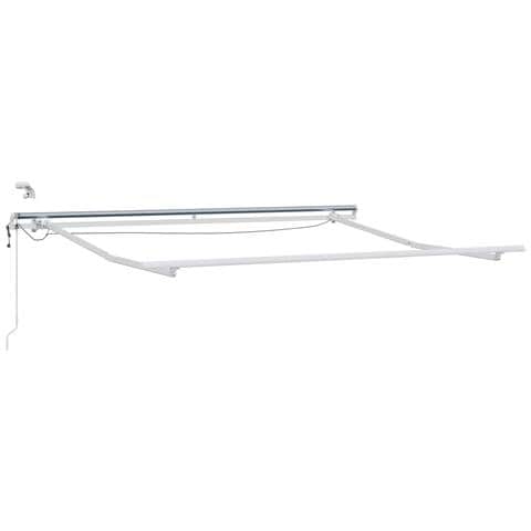 Tenda Retrattile Grigio chiaro e bianco 450 × 300 cm - Foto 2