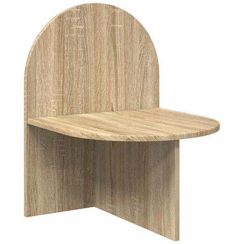 Comodino Rovere Sonoma 48 x 49 x 65 cm Legno ingegnerizzato - Foto 1