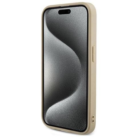 Guess Saffiano Iridescent Script Cover Per Iphone 14 Pro - Oro - Foto 7