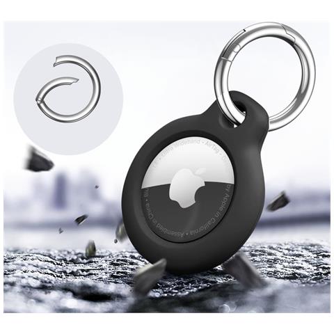 Custodie Apple Airtag Nere (4 Pz.) Rough - Foto 1