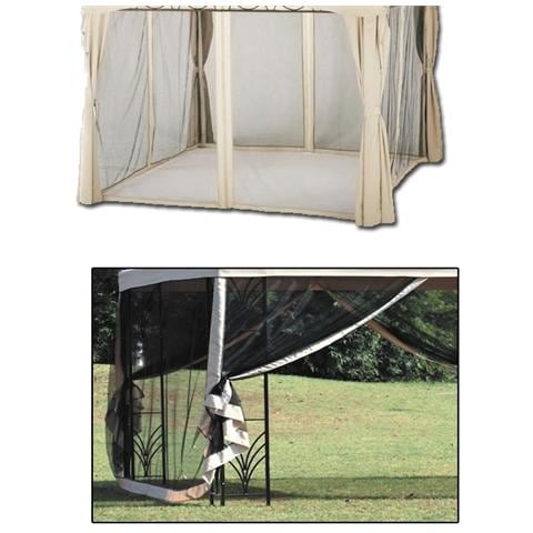 Set zanzariere per gazebi moschiera universale 300x300 cm - Foto 2