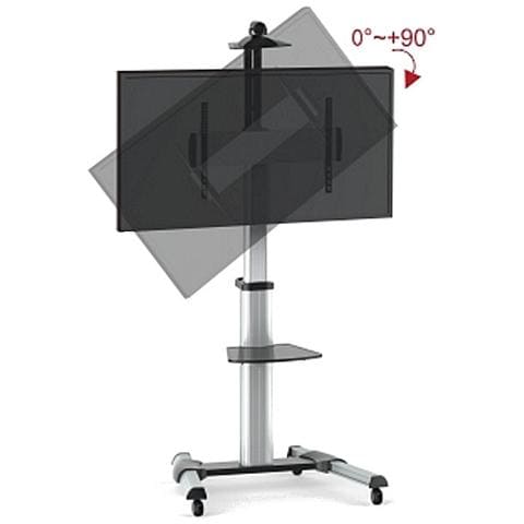 ICA-TR15 - Supporto a Pavimento con una Mensola Trolley TV LCD / LED / Plasma 37-70'' - Foto 4