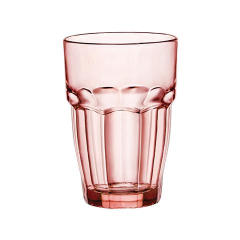 Set 6 Bicchieri Vetro Rockbar Long Drink Cl37 Rosa - Foto 1