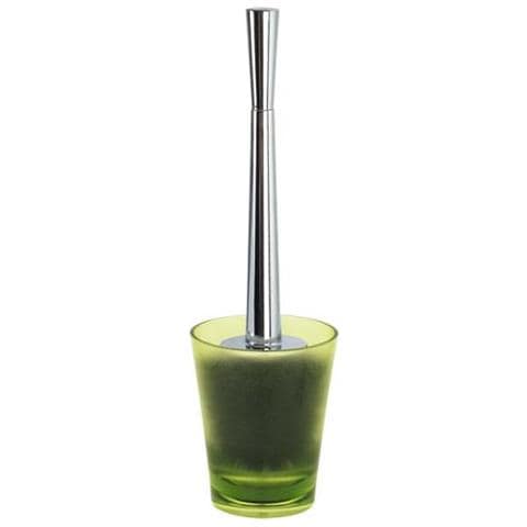 Portascopino Wc In Metacrilato Verde Oliva Trasparente Cm 12x40 - Max-acryl 10.13561 - Foto 1
