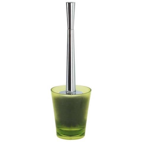 Portascopino Wc In Metacrilato Verde Oliva Trasparente Cm 12x40 - Max-acryl 10.13561 - Foto 2