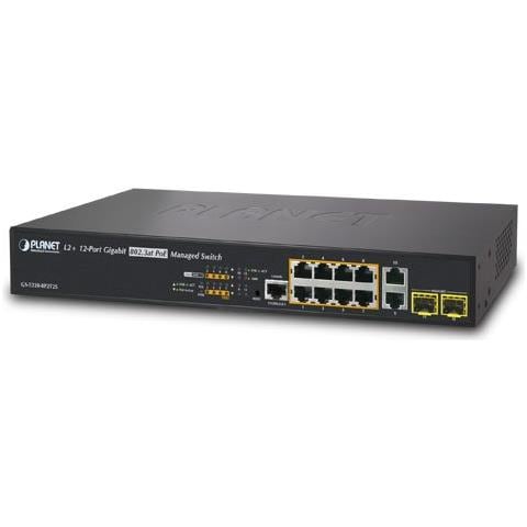 Planet 8-port Managed Switch 10/100/1000t 802.3at Poe In - Foto 1