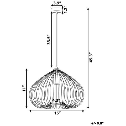 Lampada Da Soffitto In Metallo Color Oro Tordino - Foto 23