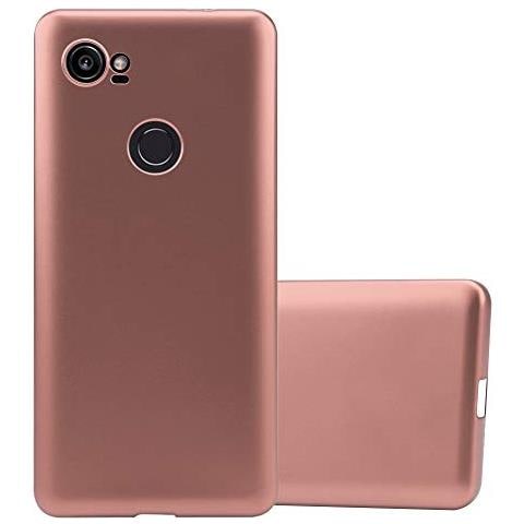 Custodia Compatibile Con Google Pixel 2 Xl In Oro Rosa Metallico - Coperchio Protettivo In Silicone Tpu Flessibile - Foto 1