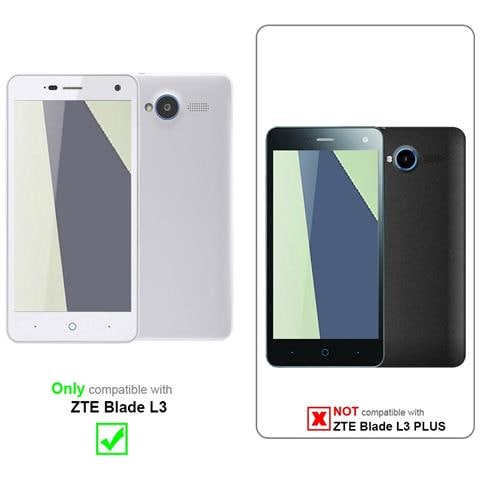 Custodia Compatibile Con Zte Blade L3 In Rosso Mela - Coperchio Protettiva Con Chiusura Magnetica, Funzione Stand E Tasca Per Le Carte - Foto 10