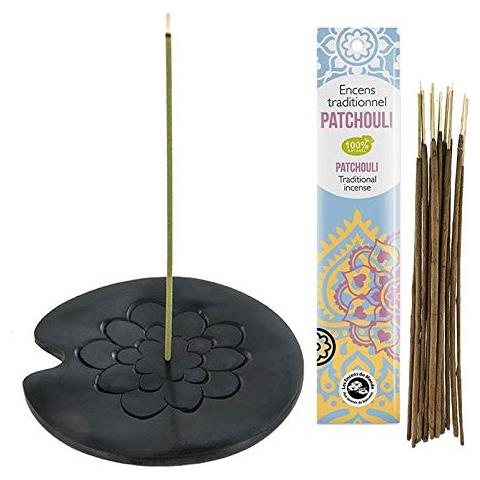 Portaincenso Lotus + Incenso Indiano Con Patchouli - Foto 2