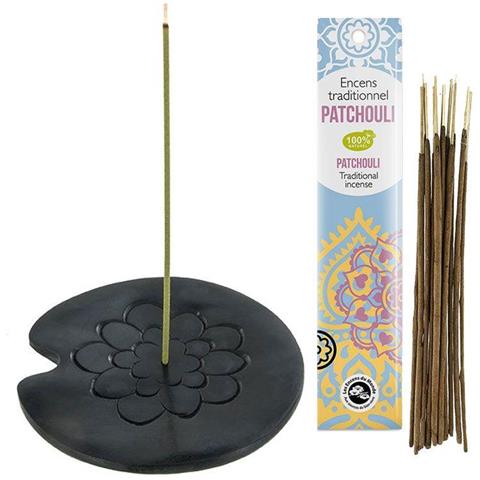 Portaincenso Lotus + Incenso Indiano Con Patchouli - Foto 4