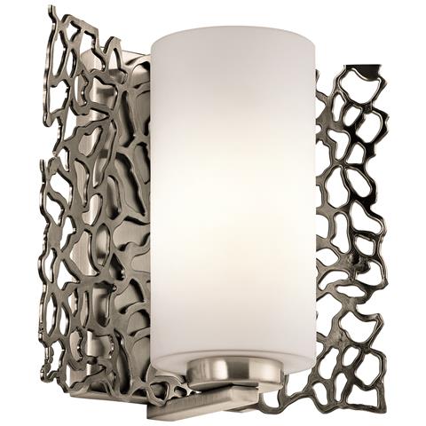 Applique 1 Luce Argento, E27 - Foto 2