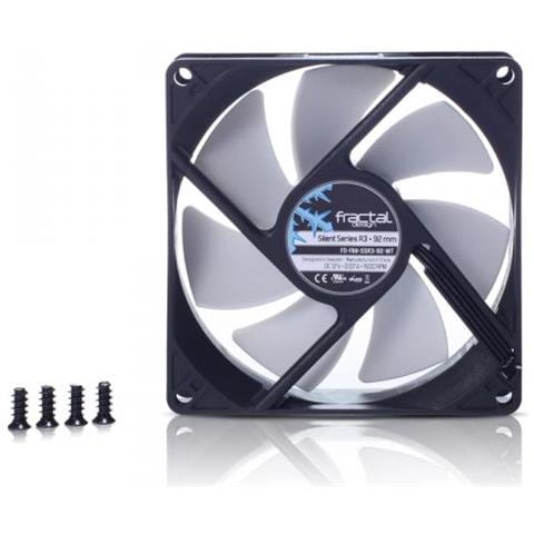 Silent Series R3 92mm, Computer case, Ventilatore, Nero, Bianco - Foto 2