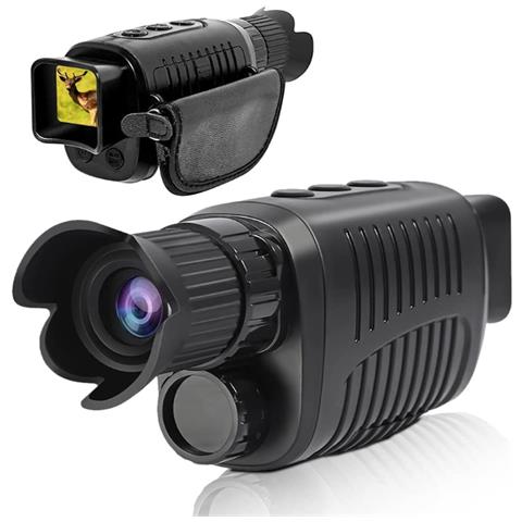 Occhiali per la visione notturna NV8000 Binocolo for la visione notturna a infrarossi Dispositivo for occhiali da caccia Telescopio for la caccia al gioco Zoom 8X Visione notturna montata sulla testa