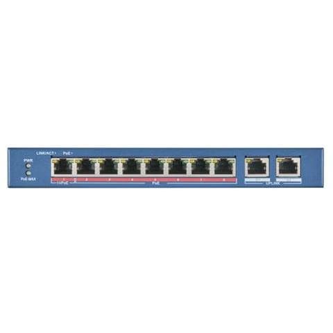 Digital Technology Ds-3e0310hp-e Switch Di Rete Non Gestito Fast Ethernet (10/100) Blu Supporto Power Over Ethernet (poe) - Foto 1