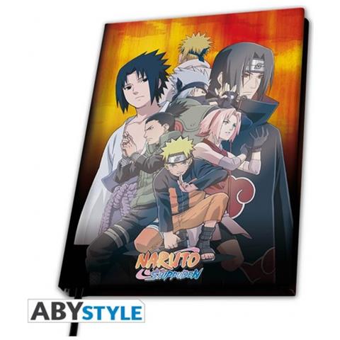 Naruto Shippuden Quaderno A5 ""gruppo Konoha"" - A5 Notebook ""konoha Group"" - - Foto 1