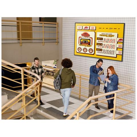 CDE7530 visualizzatore di messaggi 190,5 cm (75") Wi-Fi 450 cd /m² 4K Ultra HD Nero Processore integrato Android 11 - Foto 8