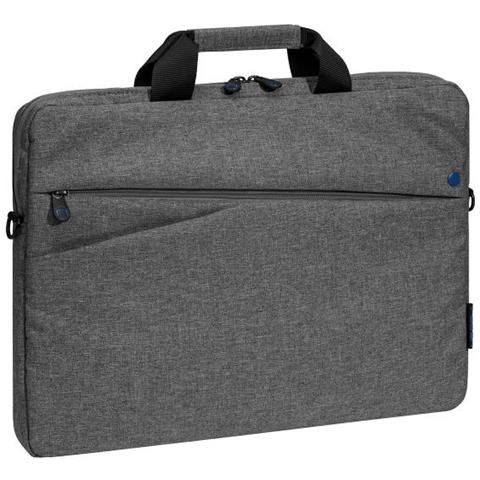 Fashion Borsa Per Notebook 43,9 Cm (17.3"") Borsa Da Corriere Nero, Grigio - Foto 3