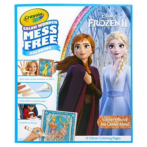 Frozen 2 Effetti Glitter Colore Wonder Set, Colorazione Senza Disordine, Regalo Per Bambini, 3, 4, 5, 6 - Foto 2