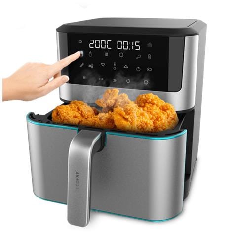 Friggitrice ad Aria SUPREME8000 Capacità 8 Litri 1800 Watt Colore Grigio - Foto 2
