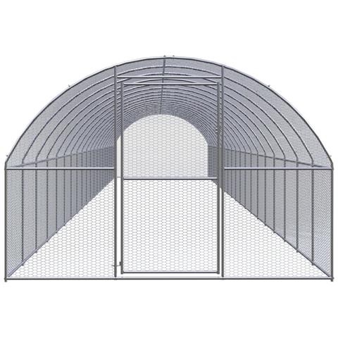 Pollaio Per Esterni 3x20x2 M In Acciaio Zincato - Foto 2
