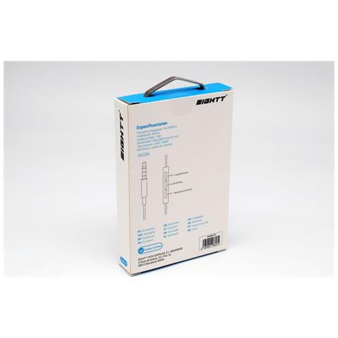 EAUR-XI cuffia e auricolare Cuffie Cablato In-ear Musica e Chiamate Bianco - Foto 4