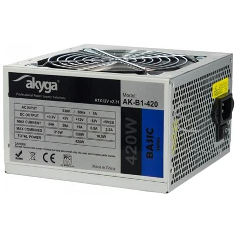 Fonte Di Alimentazione Ak-b1-420 420 W Atx Rohs Ce Reach - Foto 1