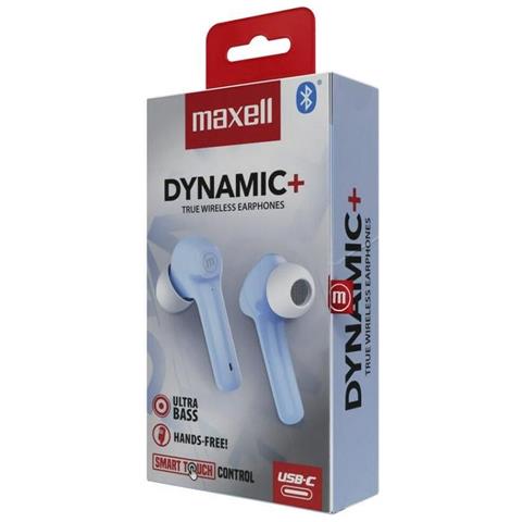 Auricolari Con Microfono Maxell Dynamic+ Azzurro - Foto 1