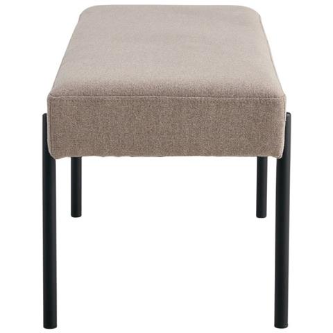 Panca Swindon - Beige - Tessuto - 100x36x42,5 Cm - Foto 4