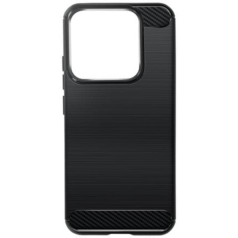 Cover Per Xiaomi 14 Morbida Effetto Carbonio E Spazzolato - Foto 1