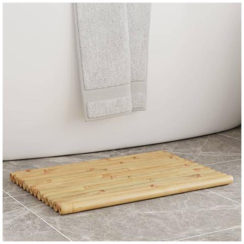 Tappetino Da Bagno 2 Pz 50x35 Cm In Bambù - Foto 1