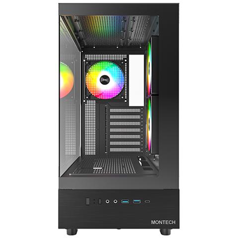 Case per computer ATX Mid-Tower XR Colore Nero - Foto 2