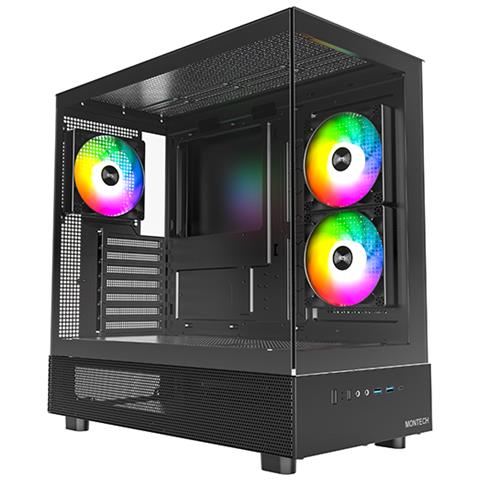 Case per computer ATX Mid-Tower XR Colore Nero - Foto 1