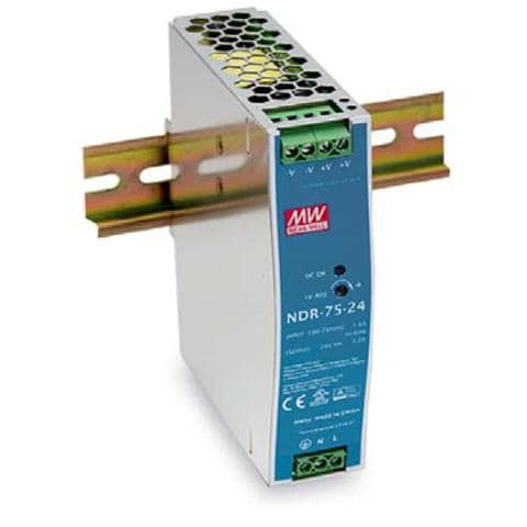 POW-2432 alimentatore per computer 75 W Blu, Argento - Foto 1