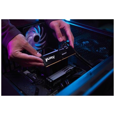 FURY Beast 16GB 6000MT /s DDR5 CL30 DIMM (Kit da 2 moduli) RGB EXPO - Foto 17